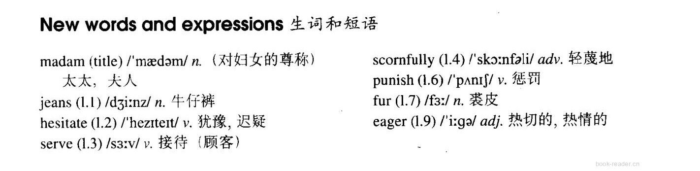 57 Can I help you, madam?绘本故事第3页