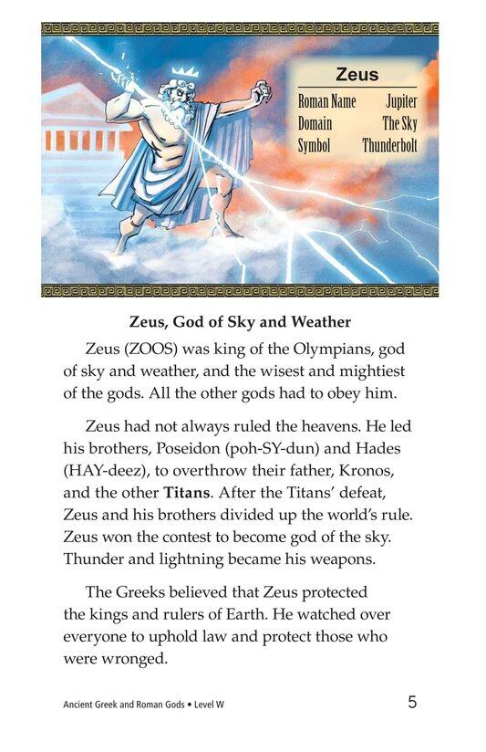 Ancient Greek and Roman Gods绘本故事第4页