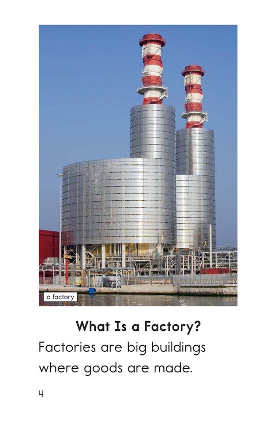 All Kinds of Factories绘本故事第3页