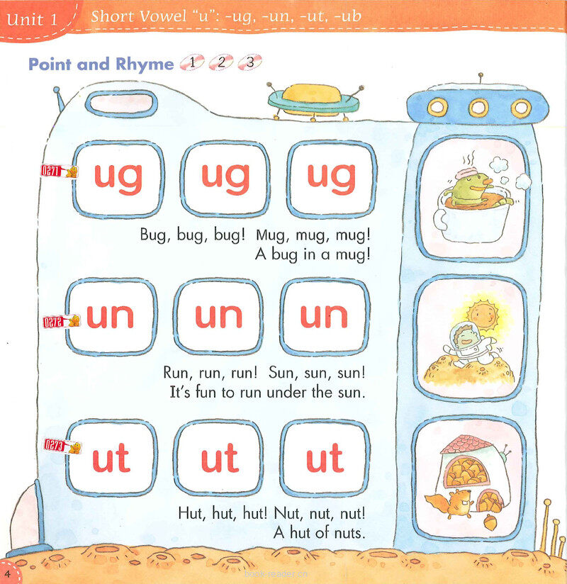 Unit1 Short Vowel  'u'绘本故事第3页