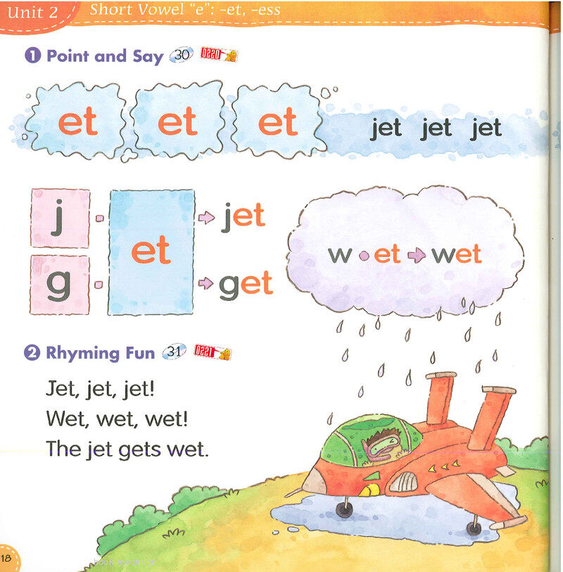 2 Short Vowel  'e'绘本故事第5页