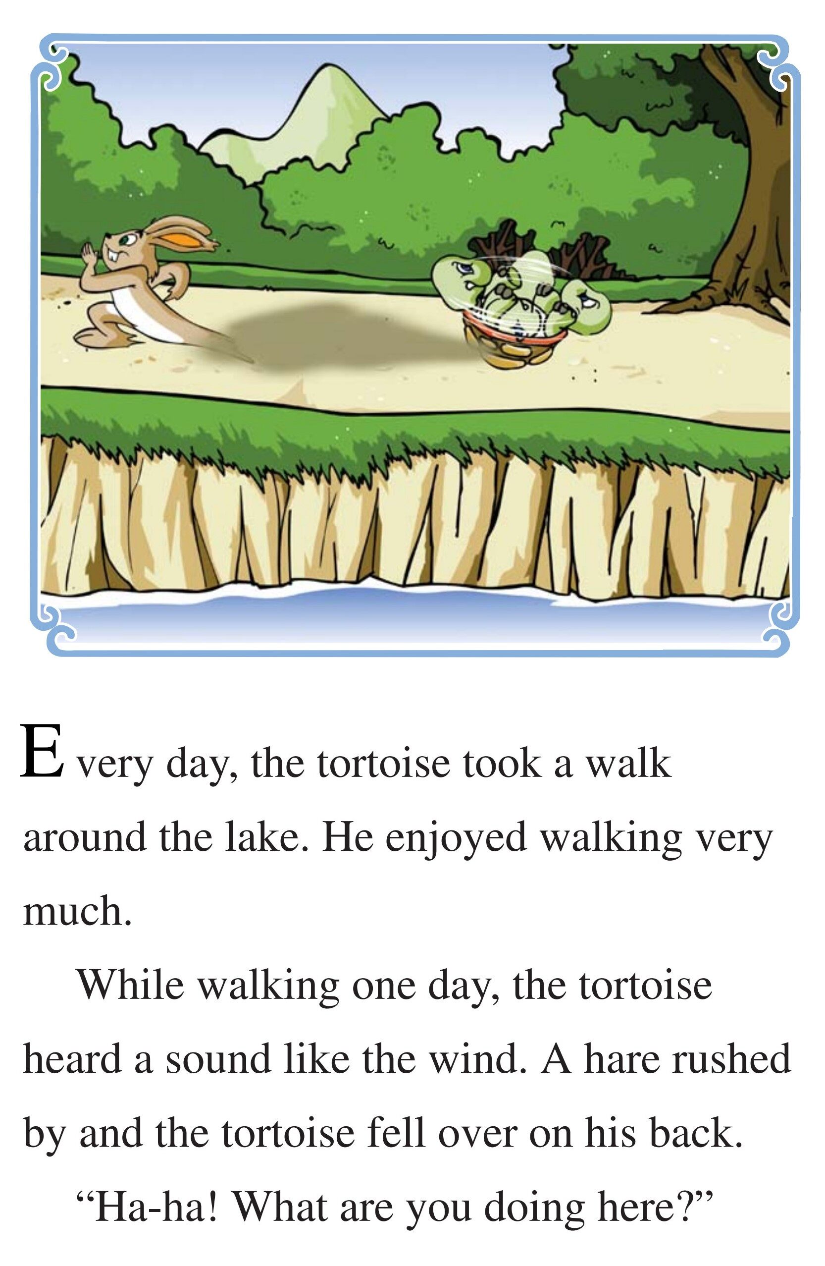 The Tortoise and the Hare绘本故事第3页