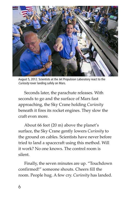 Curiosity on Mars绘本故事第5页