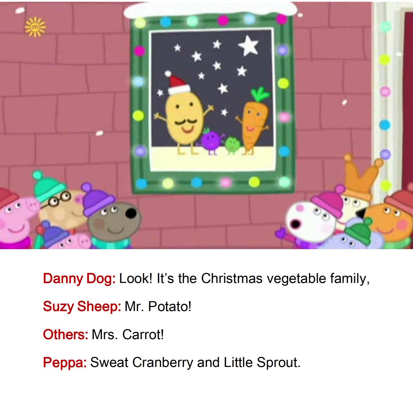 Mr Potato's Christmas Show绘本故事第4页