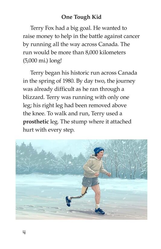 The Terry Fox Story绘本故事第3页