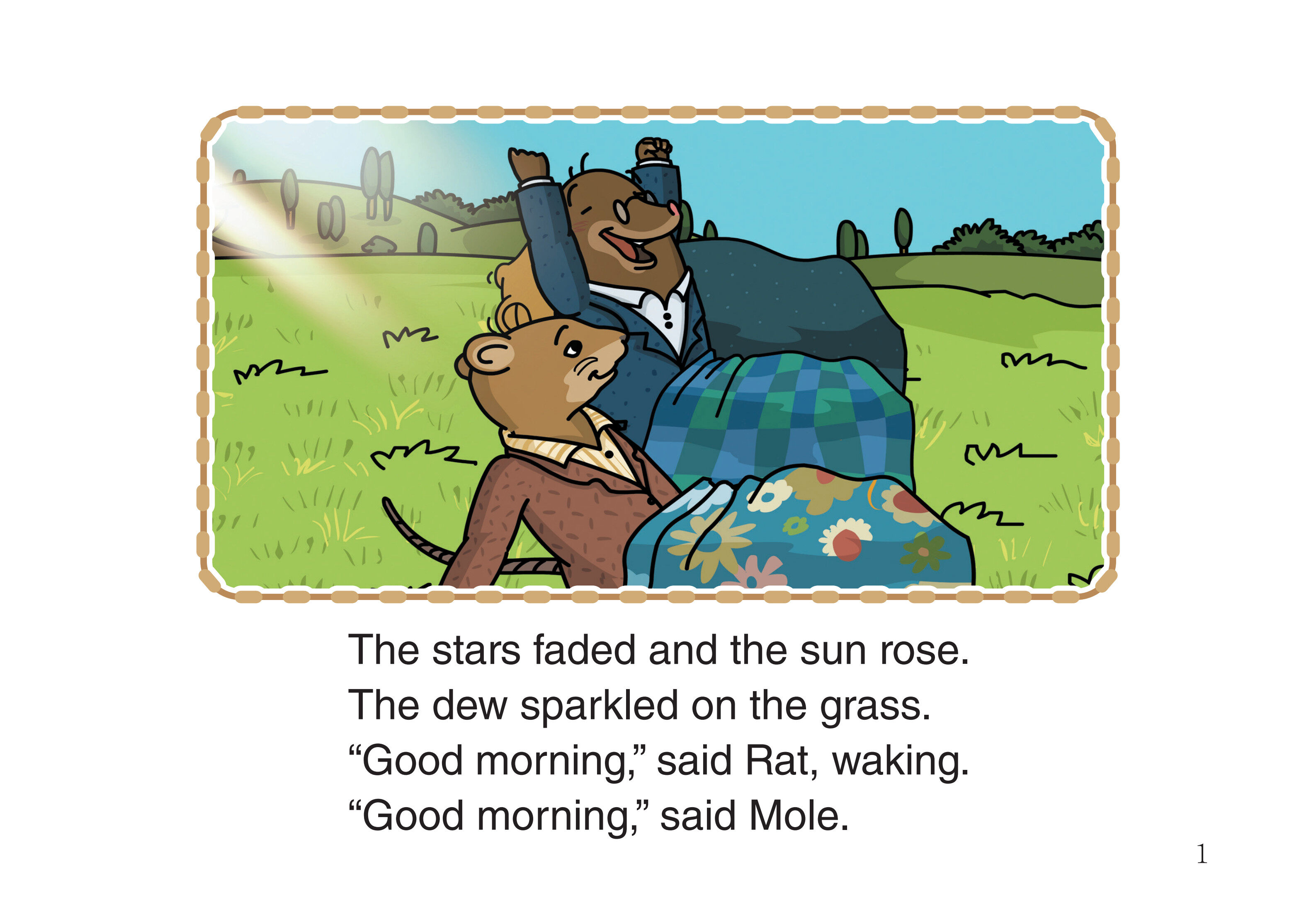 In a Ditch绘本故事第3页