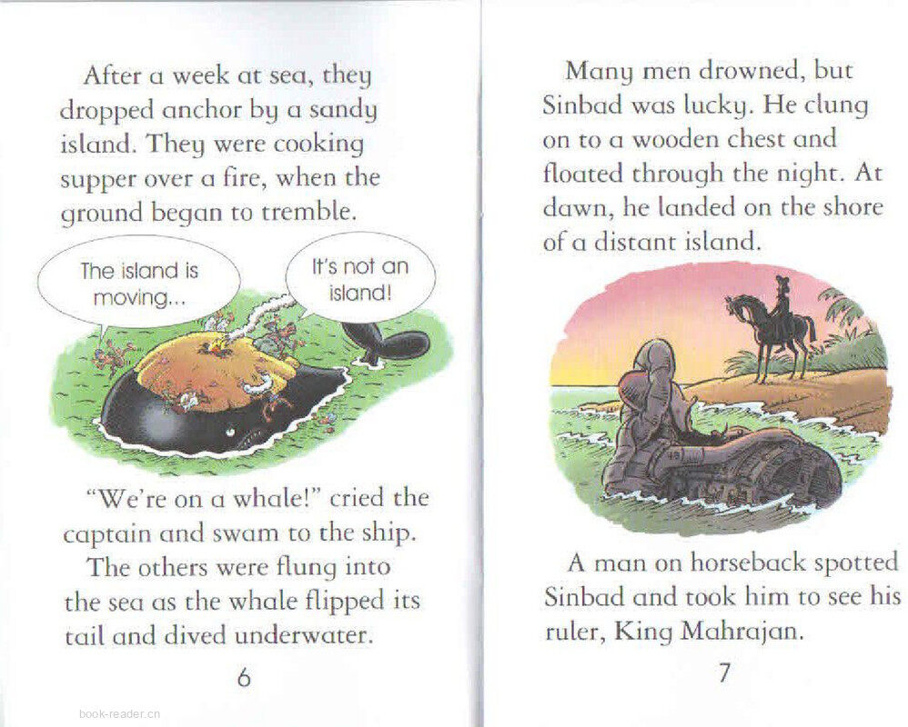The adventures of sinbad the sailor绘本故事第5页