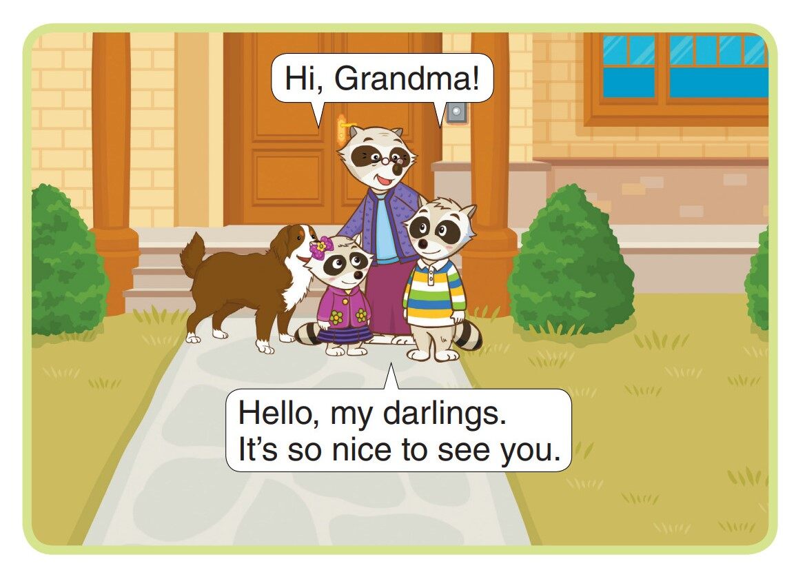 Visiting Grandma绘本故事第4页