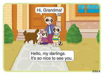 Visiting Grandma绘本故事第4页