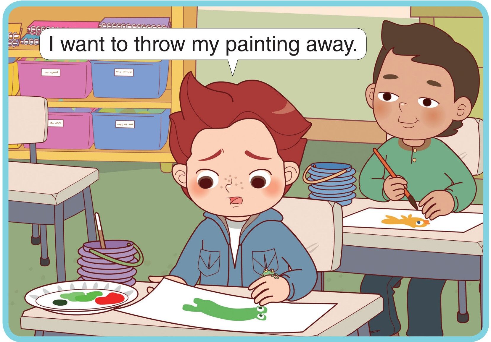 Frog Footprints绘本故事第2页