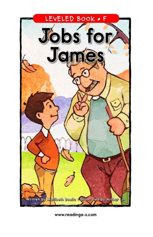 Jobs for James绘本故事第2页