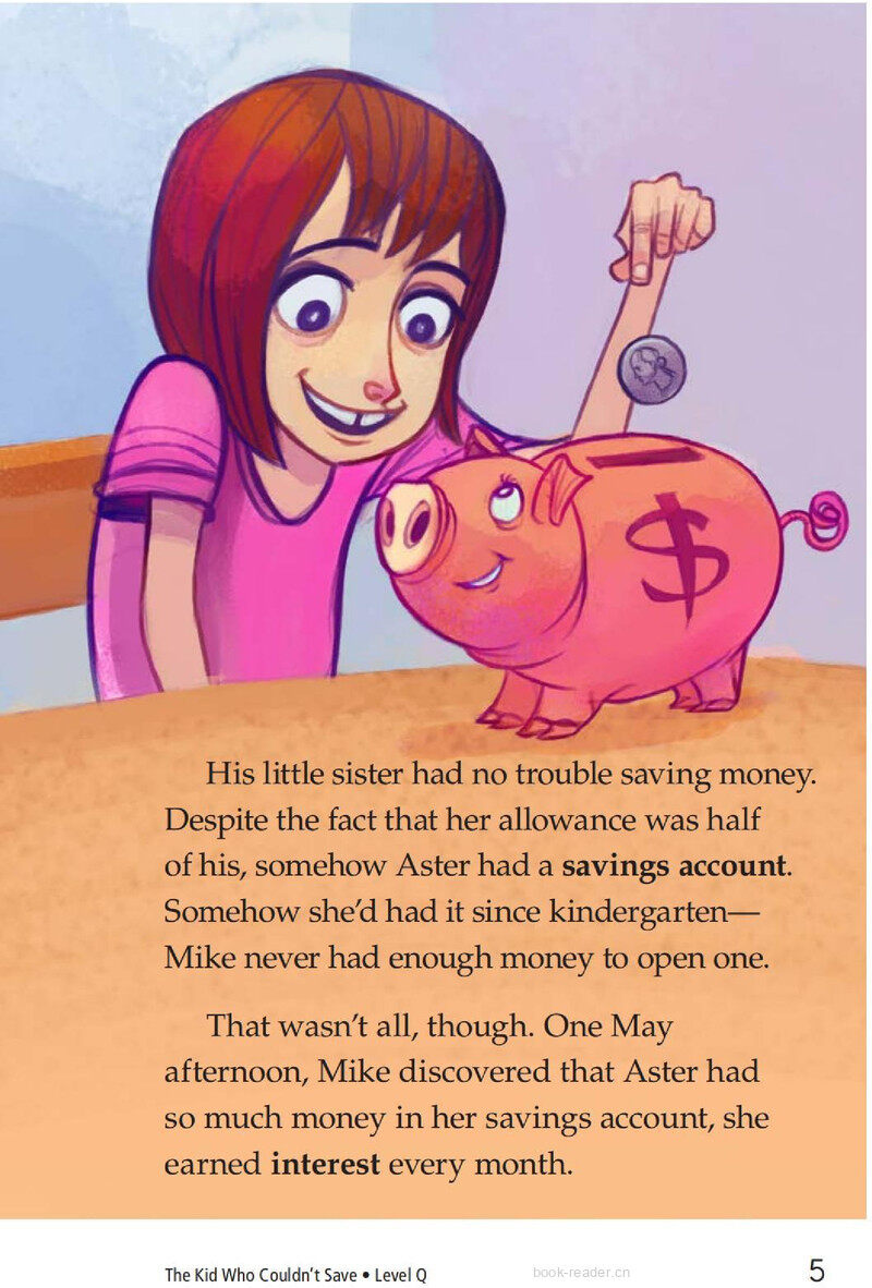 Book 1  The Kid Who Couldn't Save绘本故事第5页