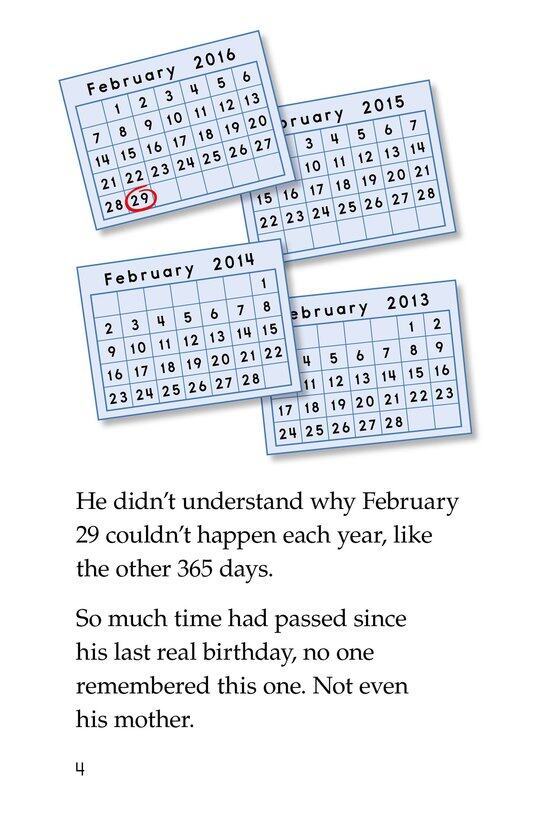 Leap Year Birthday绘本故事第4页