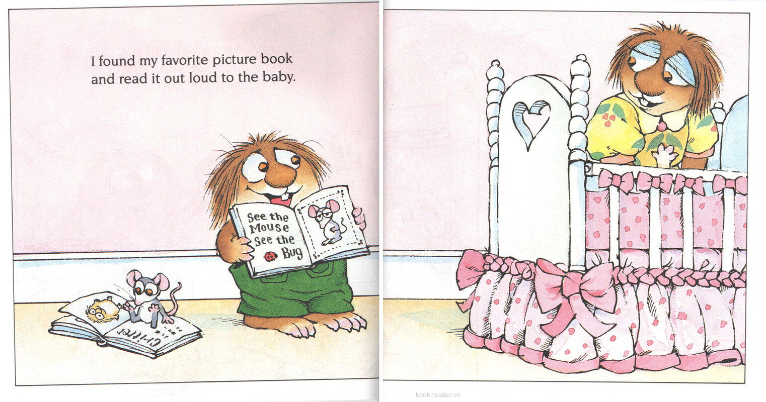 The New Baby绘本故事第5页