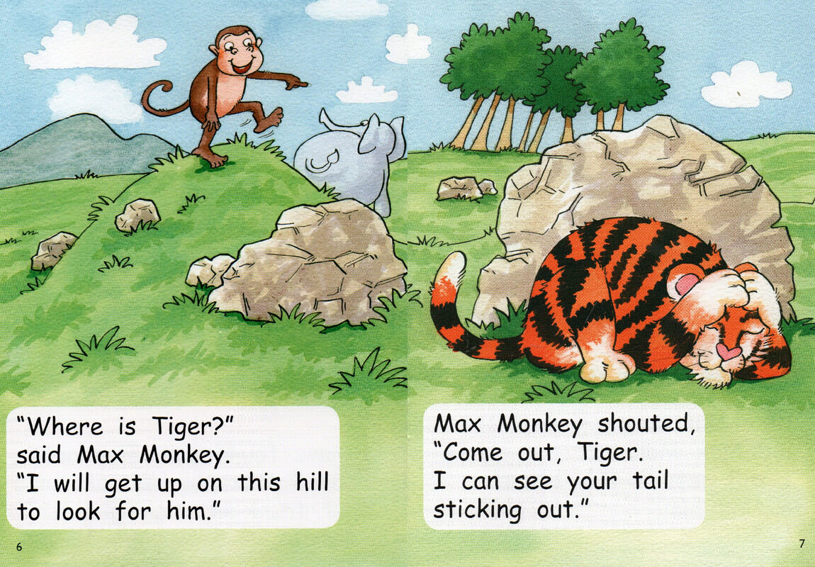 Hide From Max Monkey绘本故事第5页