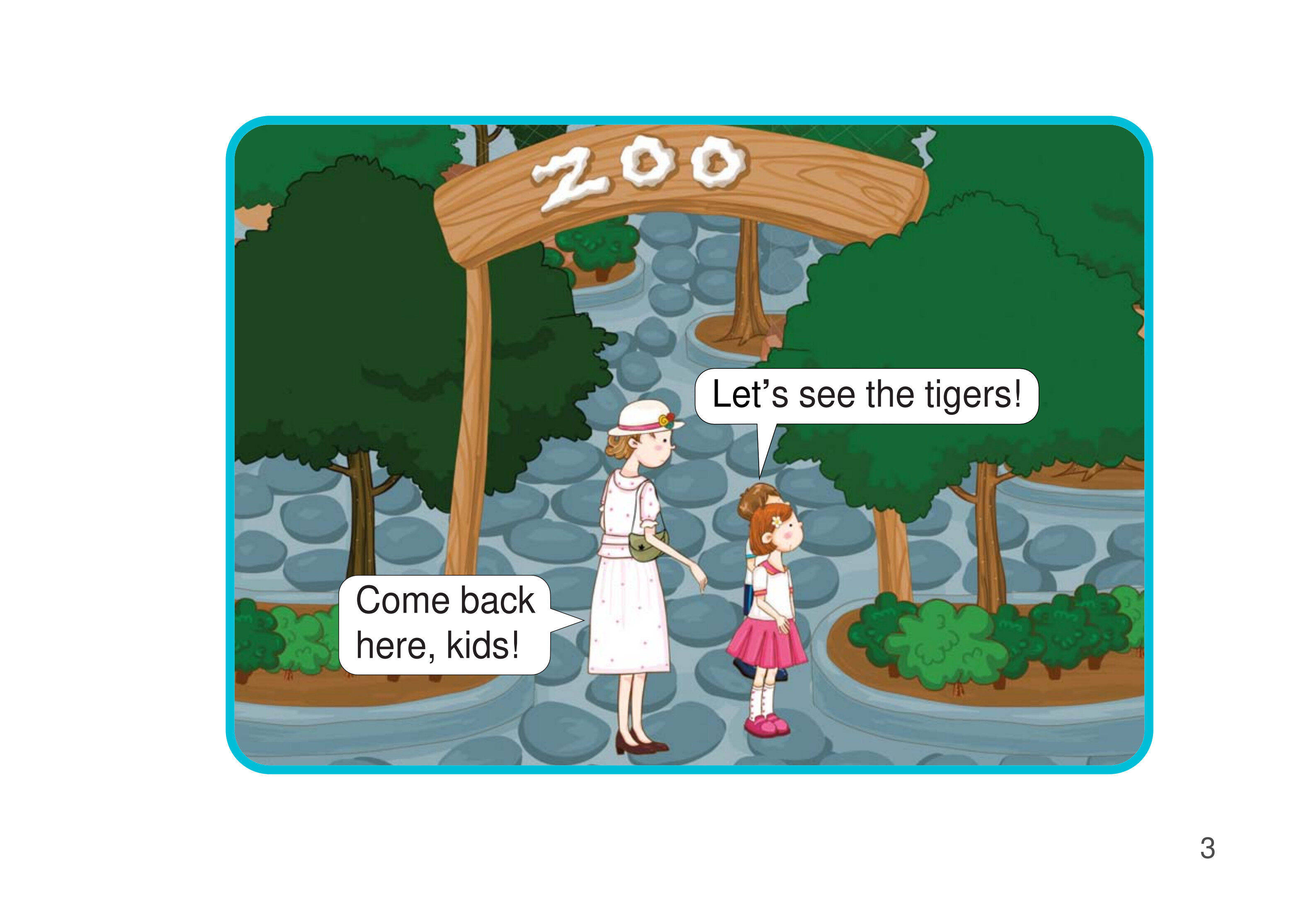 Visiting the Zoo绘本故事第4页