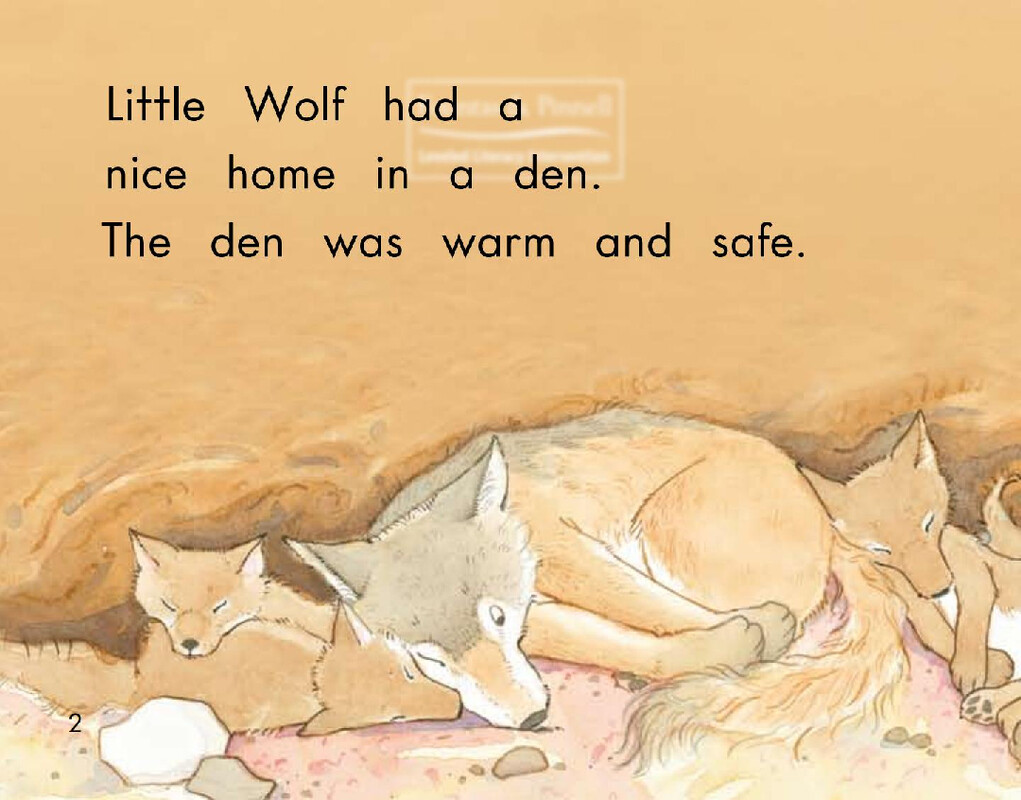 Little Wolf's New Home绘本故事第3页