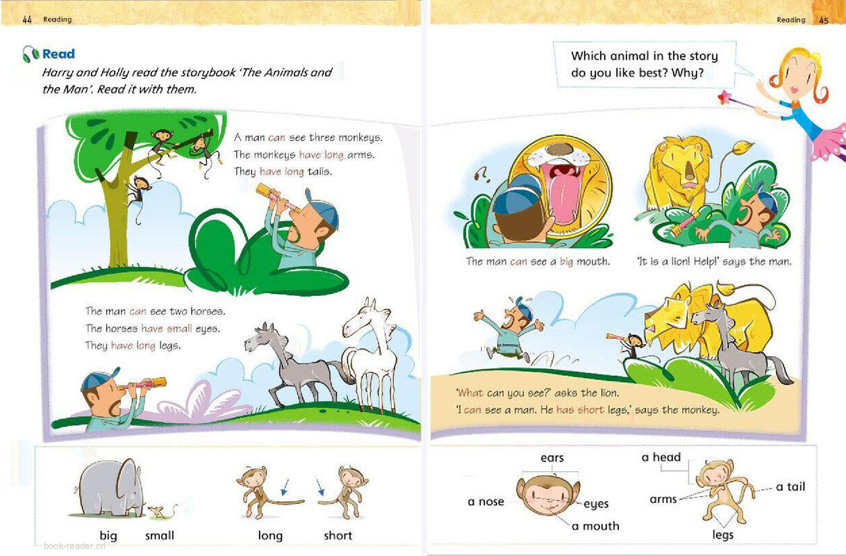 1A Unit 6 An animal story绘本故事第3页