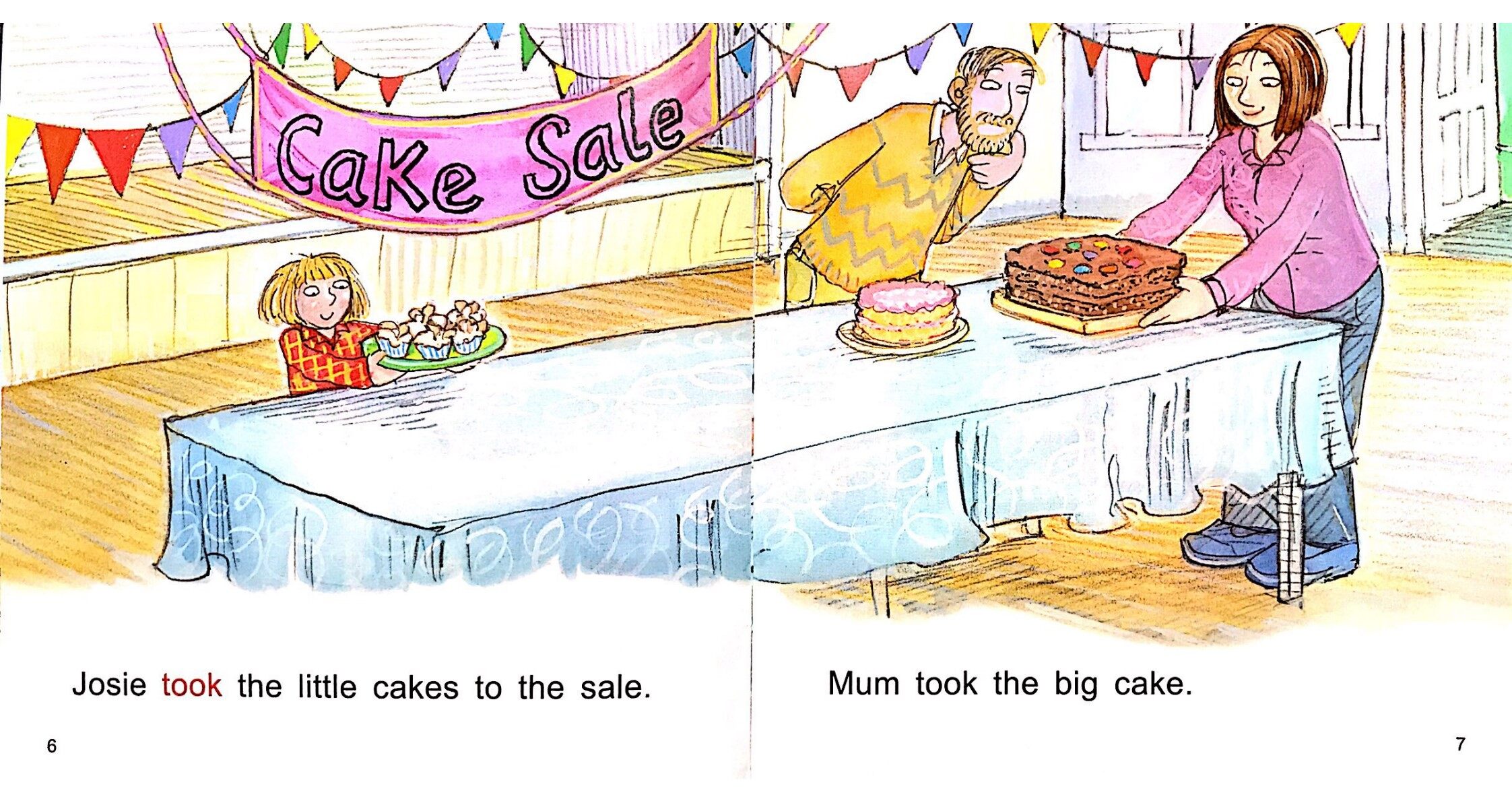Josie and the Cake Sale绘本故事第5页