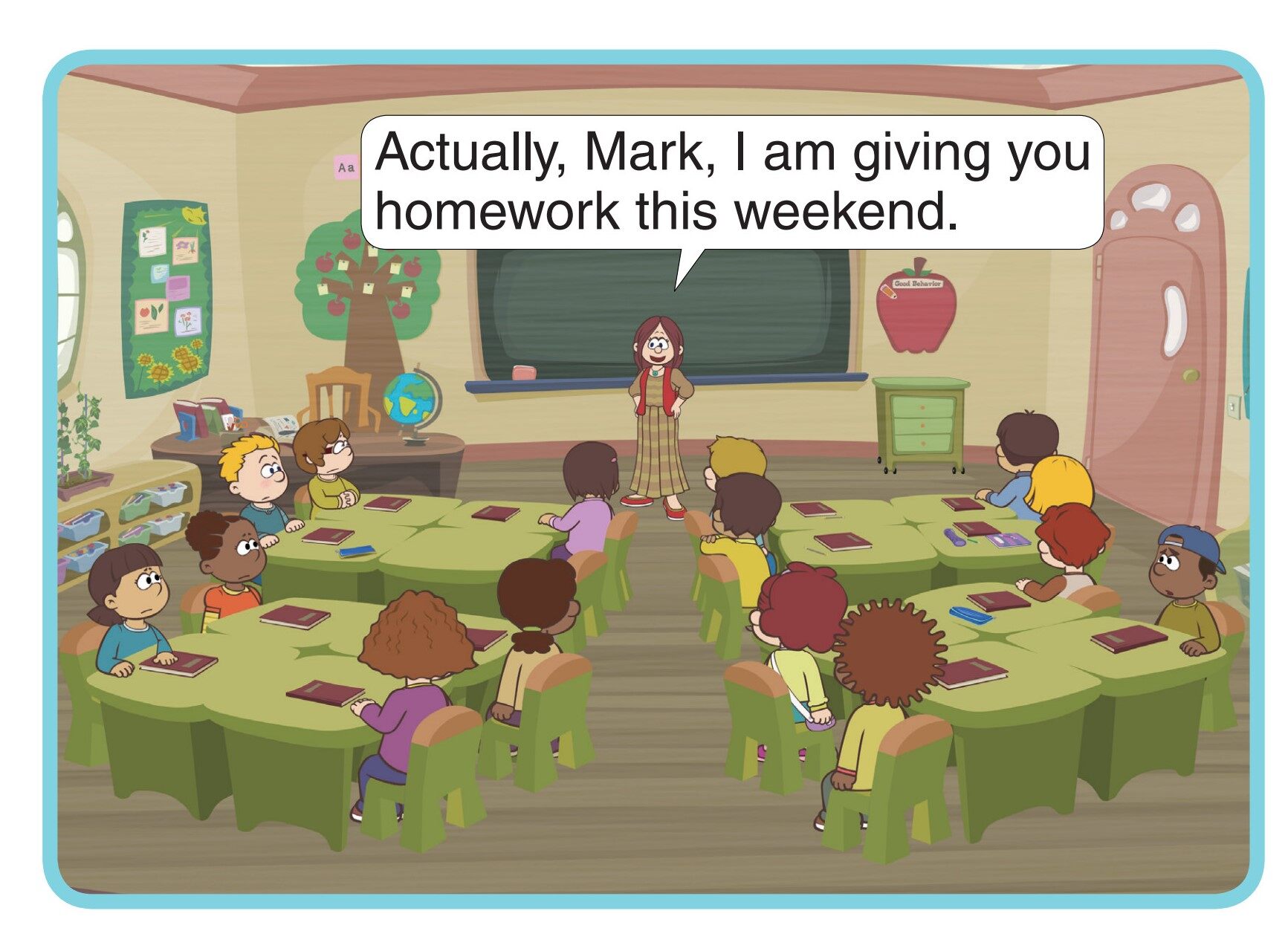 Jenna's Busy Day绘本故事第3页