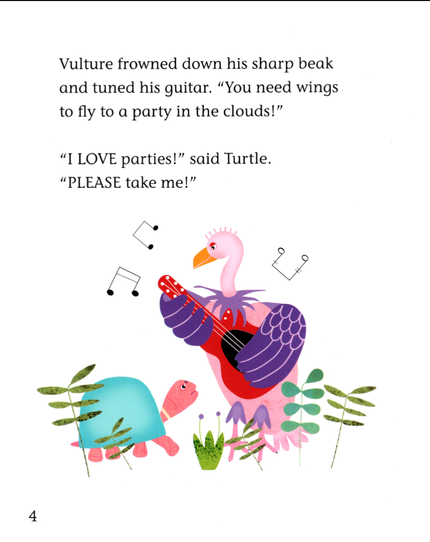 Turtle' s party in the clouds绘本故事第5页