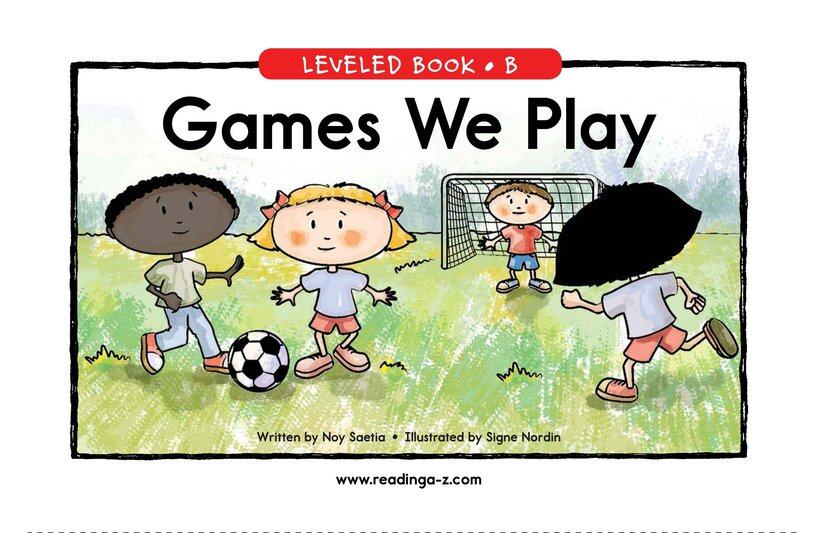 Games We Play绘本故事第2页