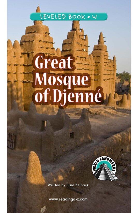 Great Mosque of Djenne绘本故事第2页