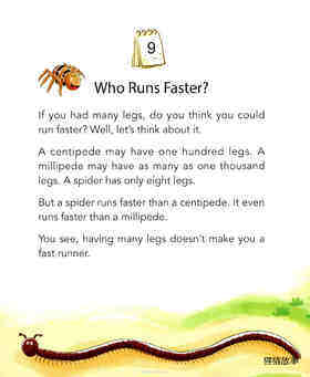 Who Runs Faster?绘本故事第2页