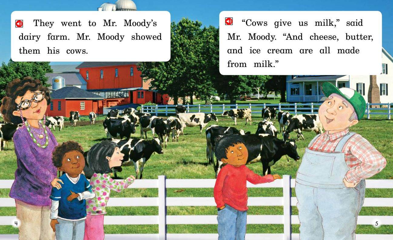 The Fun Club Goes to a Dairy Farm绘本故事第5页