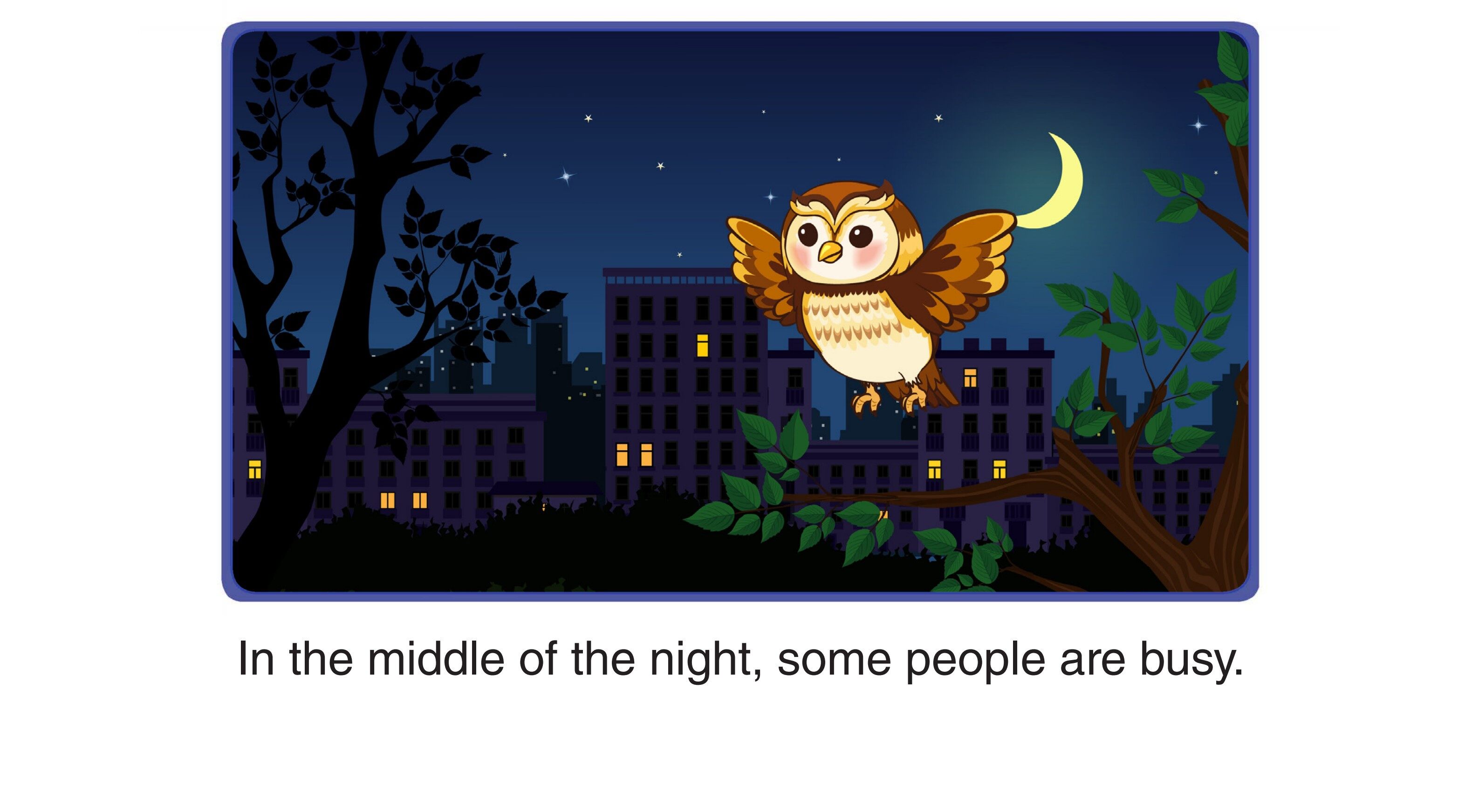 In the Middle of the Night绘本故事第2页