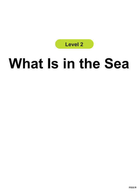 What Is in the Sea