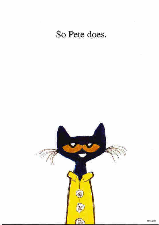 Pete the Cat Too Cool For School绘本故事第5页