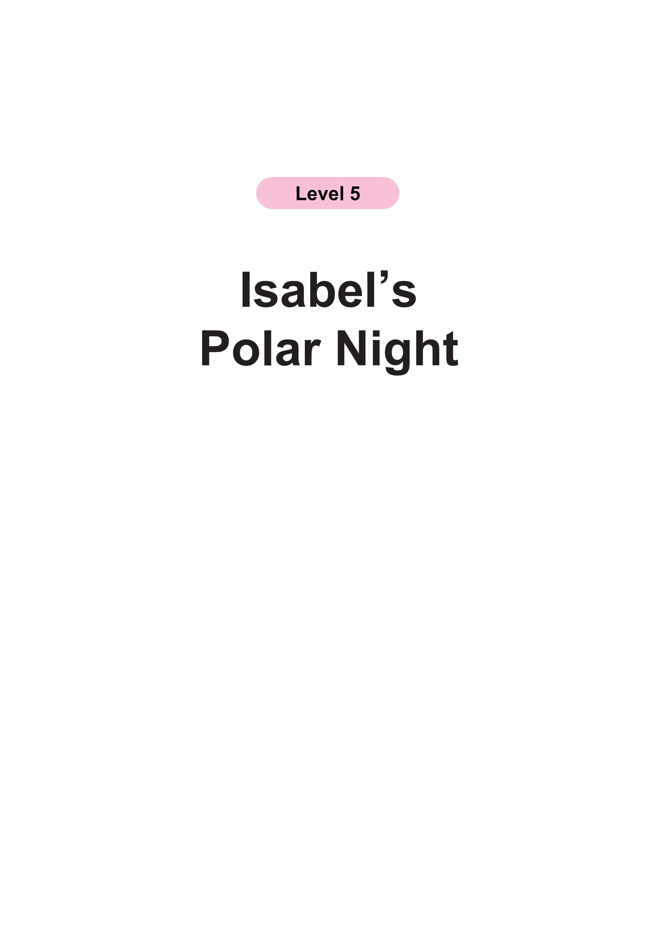 Isabel's Polar Night绘本故事第2页