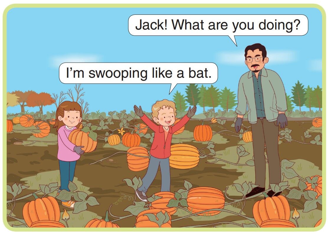 Swooping Like a Bat绘本故事第4页