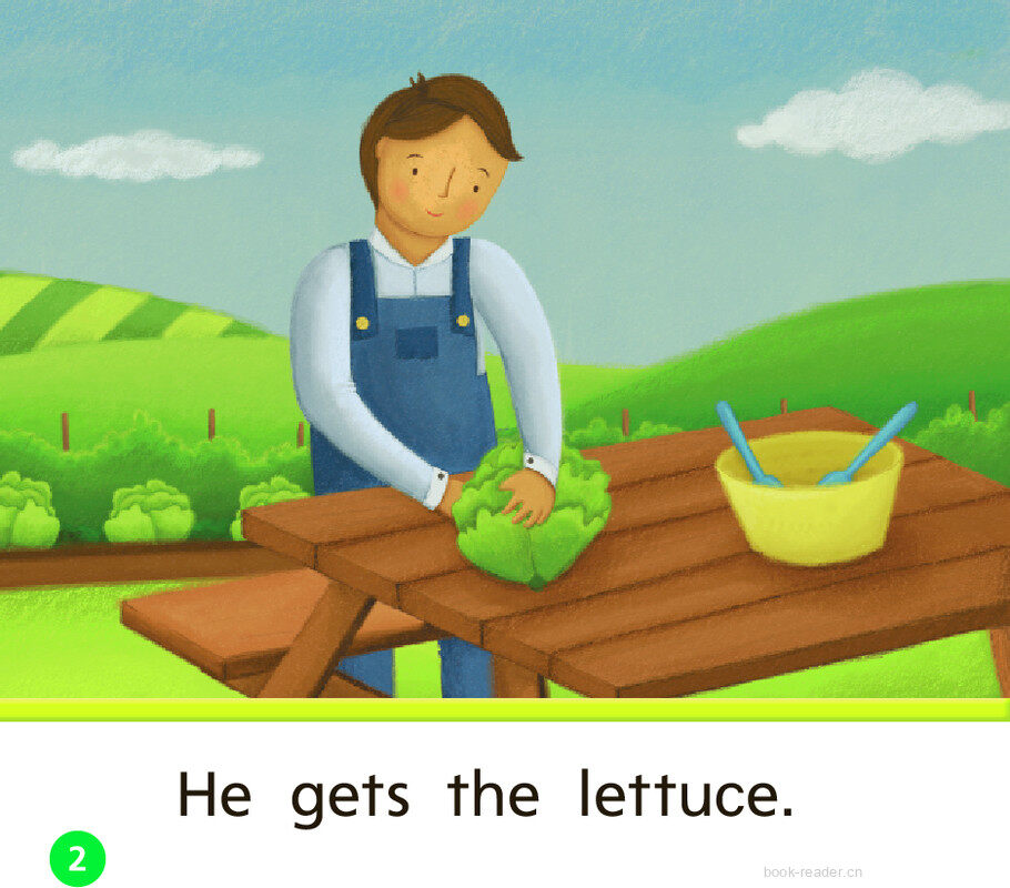GK On U05W3 Let's Make a Salad!绘本故事第3页