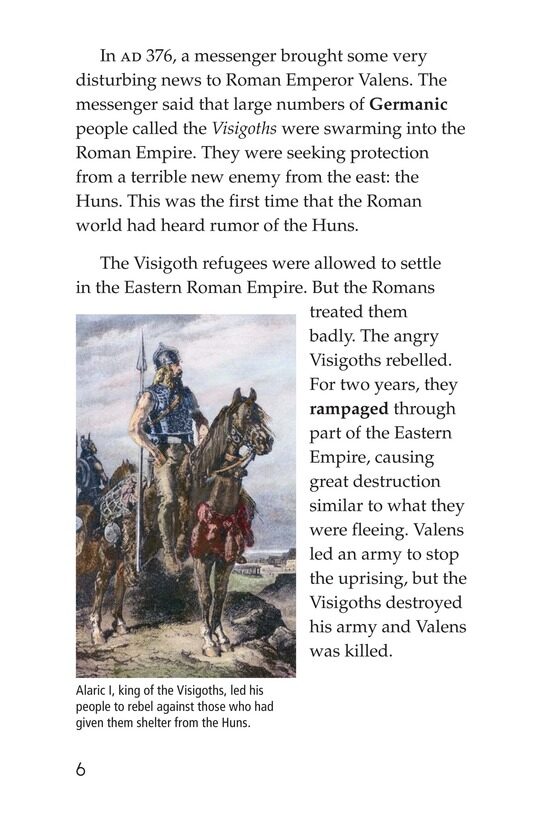 The Roman Empire Faces Attila绘本故事第5页