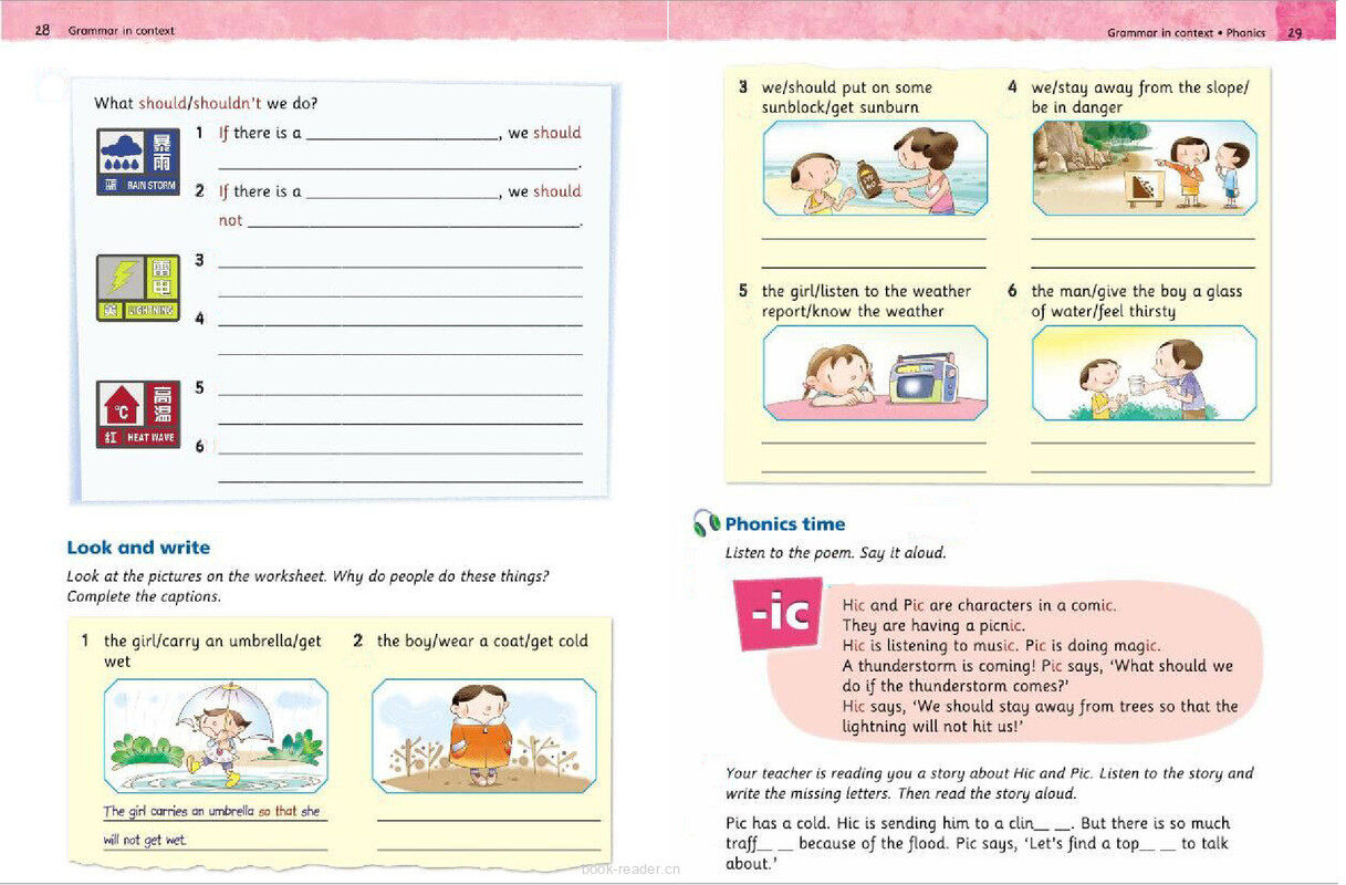 5B Unit 3 Different weather conditions绘本故事第5页
