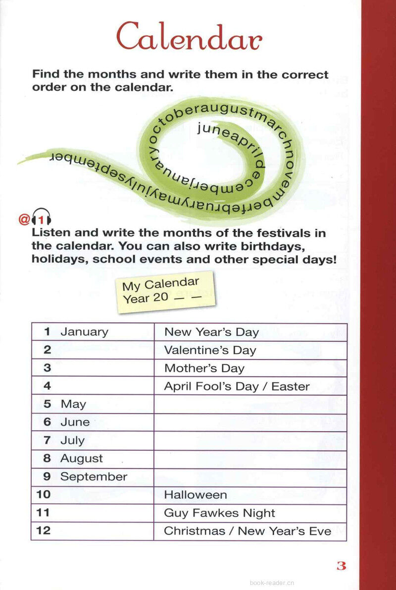 Festivals!绘本故事第3页