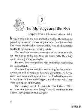 The Monkeys and the Fish绘本故事第2页