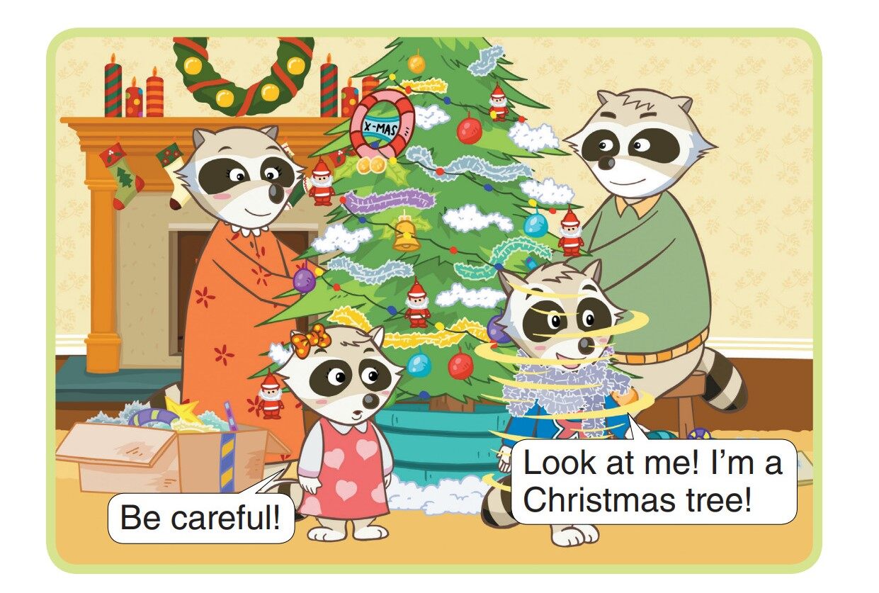 Getting Ready for Christmas绘本故事第3页