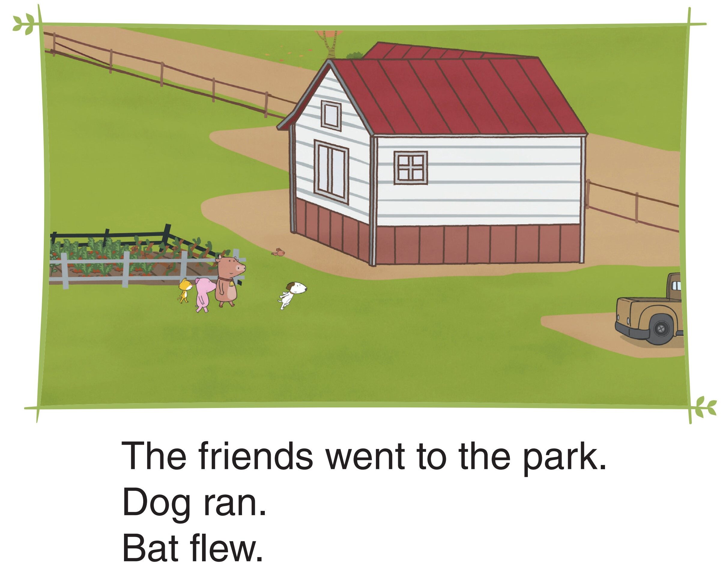 At the Park绘本故事第2页