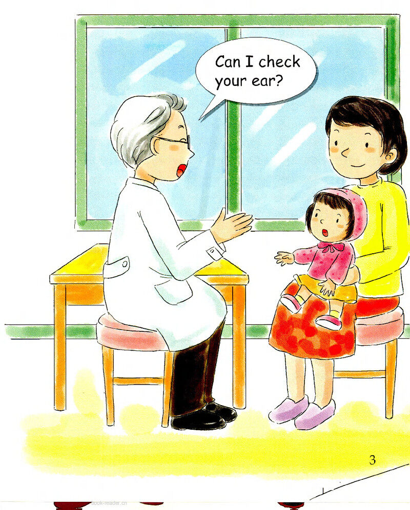 First Hospital Visit绘本故事第4页