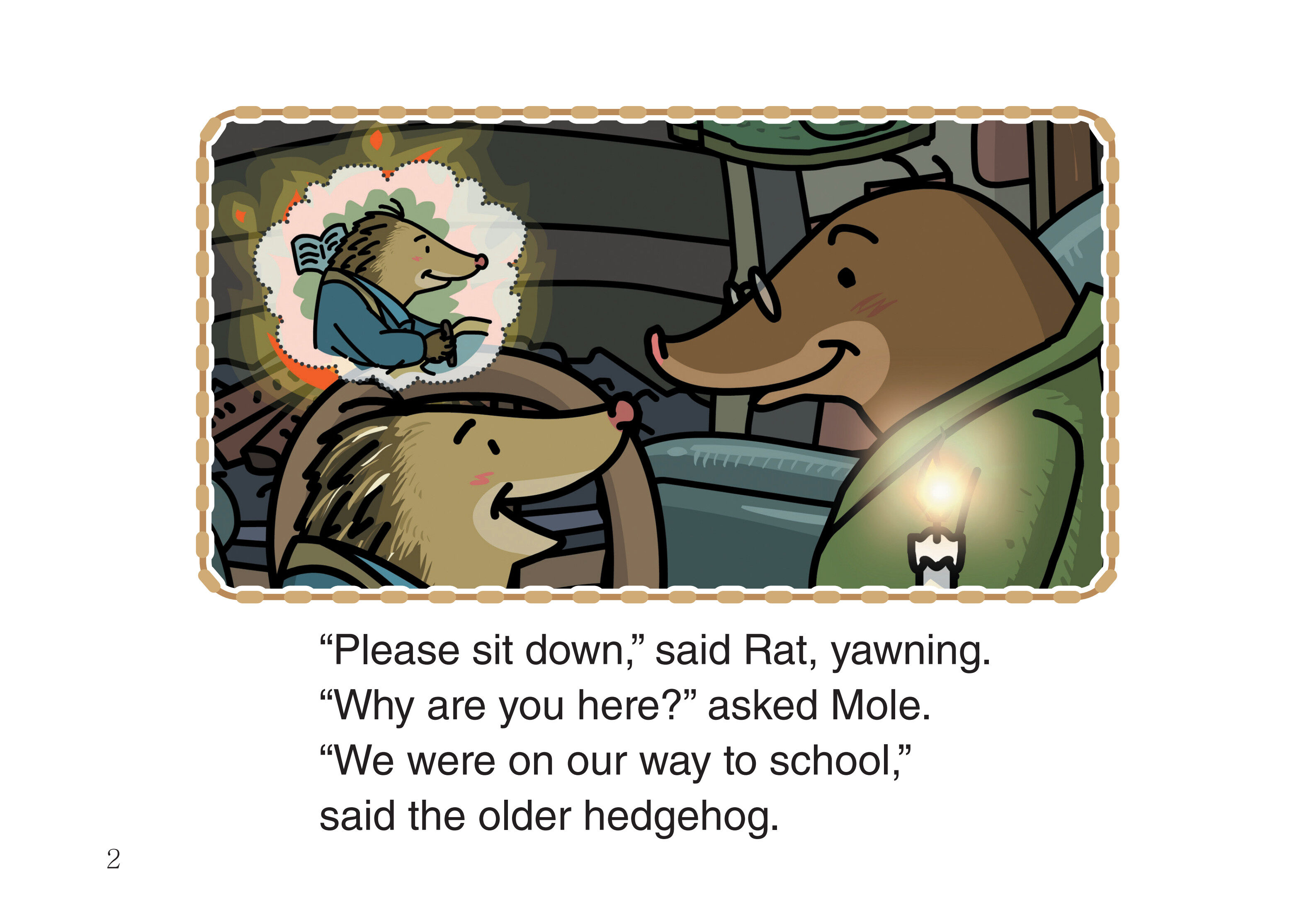 The Hedgehogs绘本故事第4页