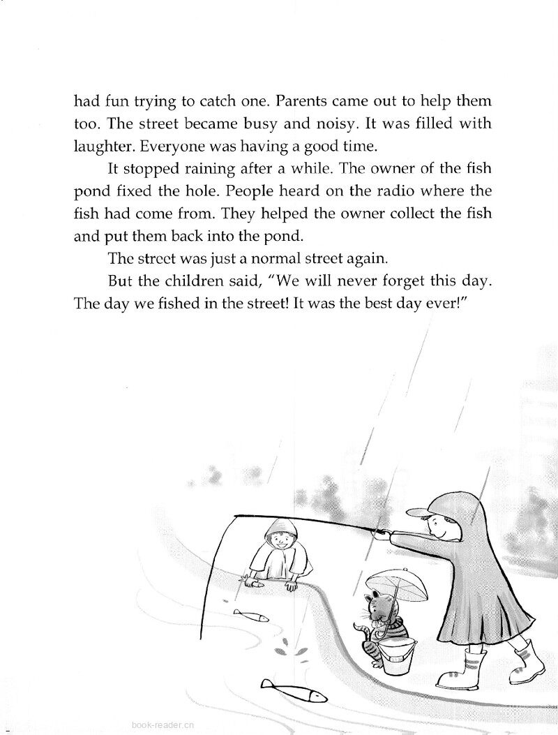 Fish in the Street绘本故事第4页