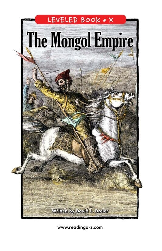 The Mongol Empire绘本故事第2页