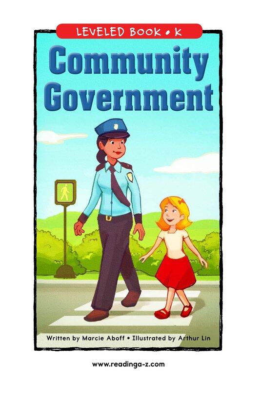 Community Government绘本故事第2页
