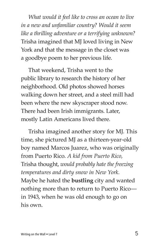 Writing on the Wall绘本故事第5页