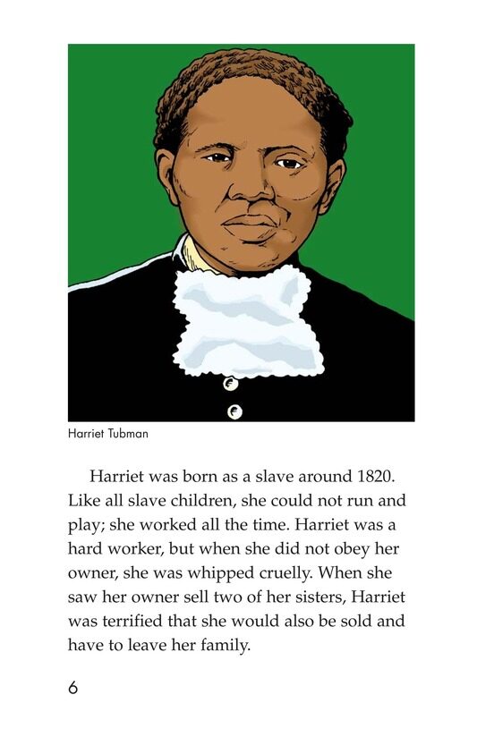 Harriet Tubman and the Underground Railroad绘本故事第5页