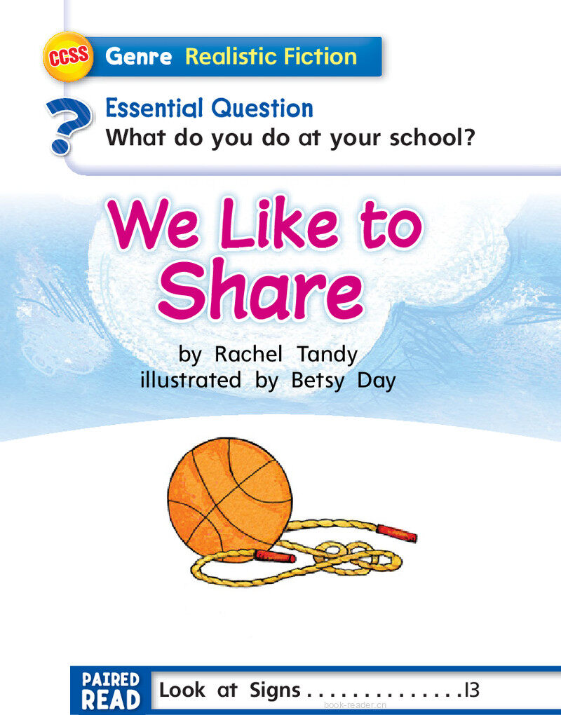 G1 On U1W1 We Like to Share绘本故事第3页