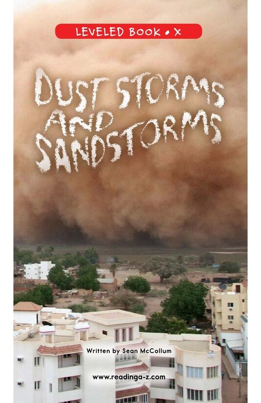 Dust Storms and Sandstorms绘本故事第2页